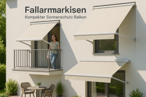 fallarmmarkisen kompakter sonnenschutz bild