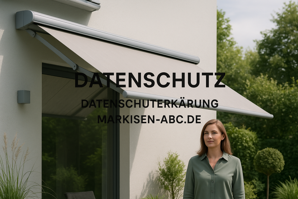 datenschutz datenschutzerklaerung markisen startseite